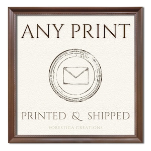 Gemailde afdruk | Printen en verzenden, Gedrukte muurkunst, Giclée-kunstwerk, Fine Art-papier, Aquarelpapier, Afdrukken op katoenen canvas