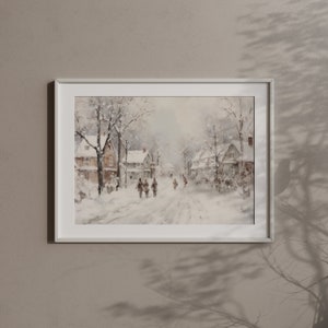Winter Gallery Wall Gem: Elevate your space with this winter gallery wall addition, combining eclectic Christmas elements and evoking a sense of nostalgia.