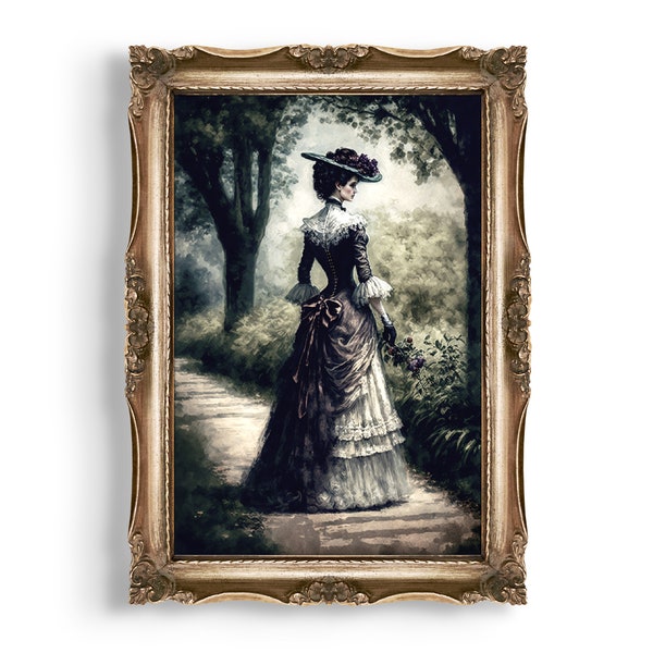 Victorian Lady Prints Etsy