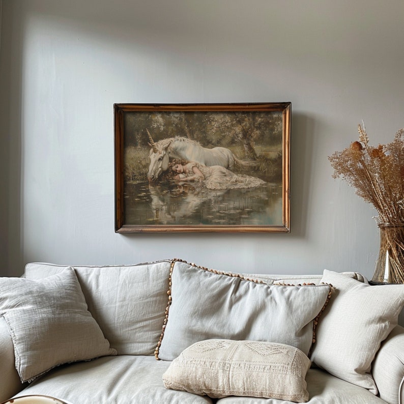 Dark academia print with a fairy tale motif, perfect for creating a mood of fantasy.