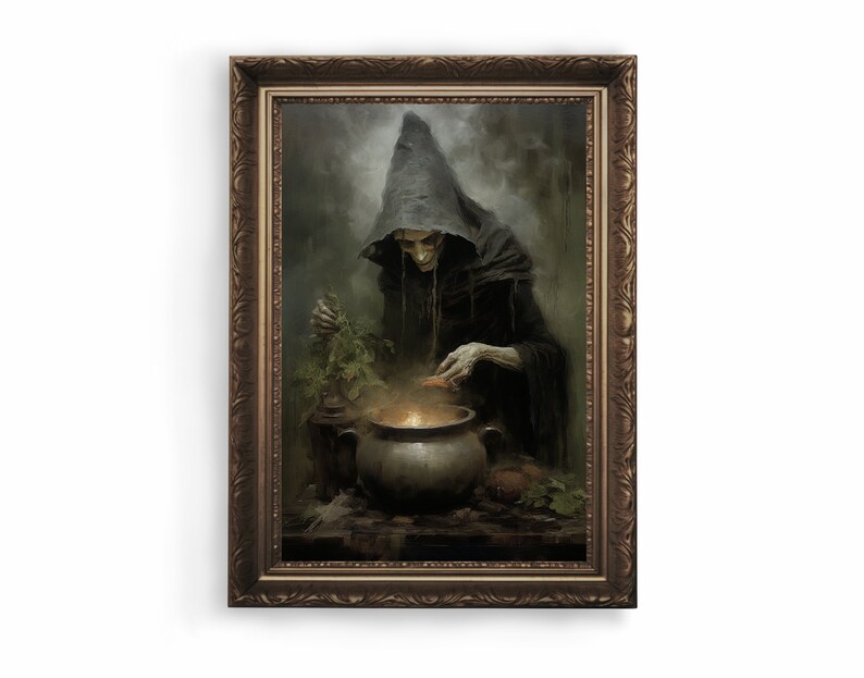 Let the magic unfold in your home with these witchy artworks, evoking an otherworldly aura.