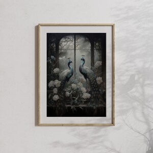 Captivating Decor: Embrace the allure of this moody wall art, a harmonious blend of dark academia and Victorian aesthetics.