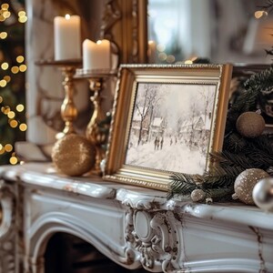 Retro Rustic Charm: Embrace the holiday spirit with a touch of retro rustic art, infusing your home with a classic, festive atmosphere.