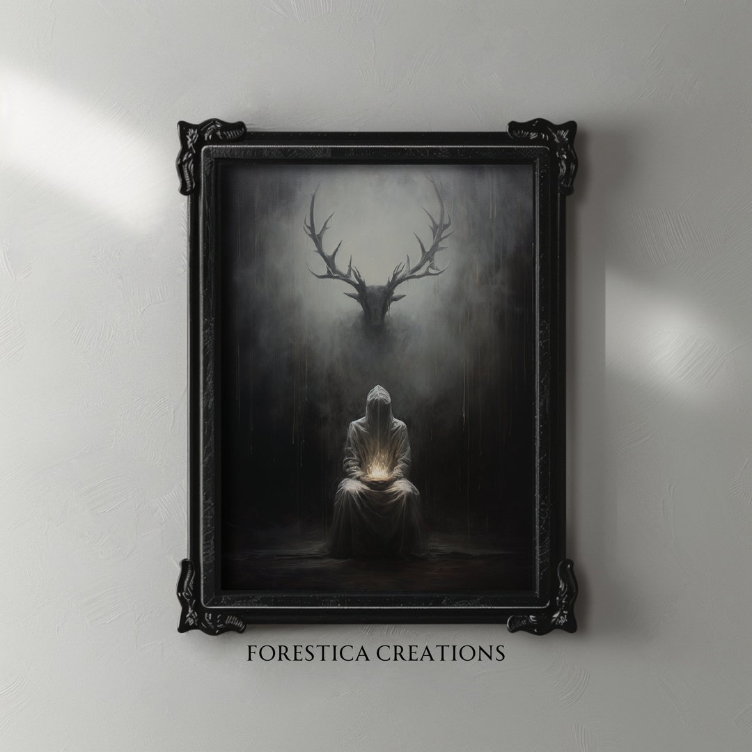 Ritual | Halloween Prints, Goth Home Decor, Dark Academia Decor, Gothic ...