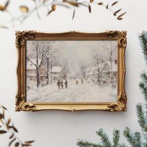 Snowy Elegance: The print captures the snowy beauty of the scene, making it an ideal snowy wall art piece to transform your surroundings.