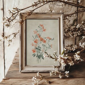 Digital download of a Victorian floral oil painting print, adding a romantic touch to pink room decor or coquette spaces.