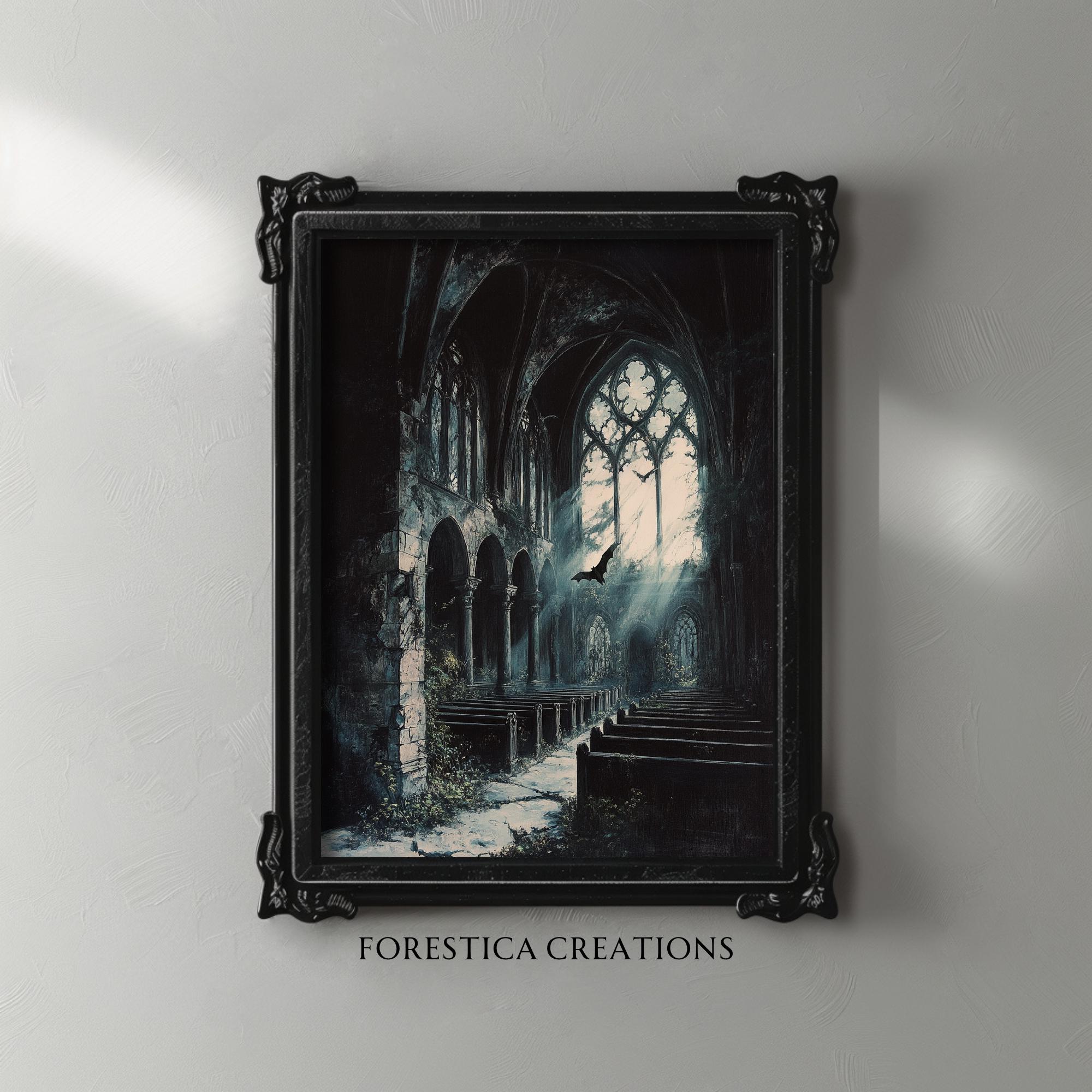 Iglesia abandonada - Etsy México, image size:2000x2000