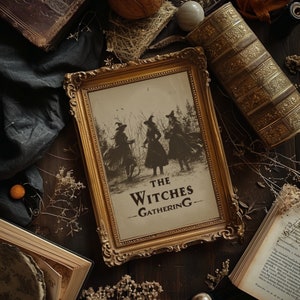 Set of 5 Witchy Prints | Vintage Eclectic Gallery Wall Set, Witch Room ...