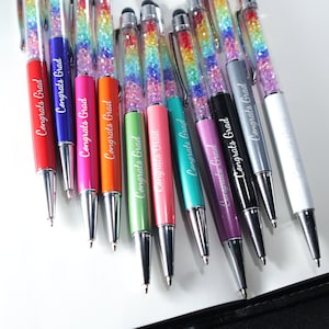 Bolígrafos comerciales personalizados, regalo de graduación a granel, bolígrafos promocionales con logotipo, ferias, fiestas, eventos, escuela, oficina