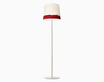 Canvas Painted Unique Emotional Handmade Floor Lamp | Contemporary Cozy Lighting Bedroom & Lobby | Sustainable Design | The Sisters Floor