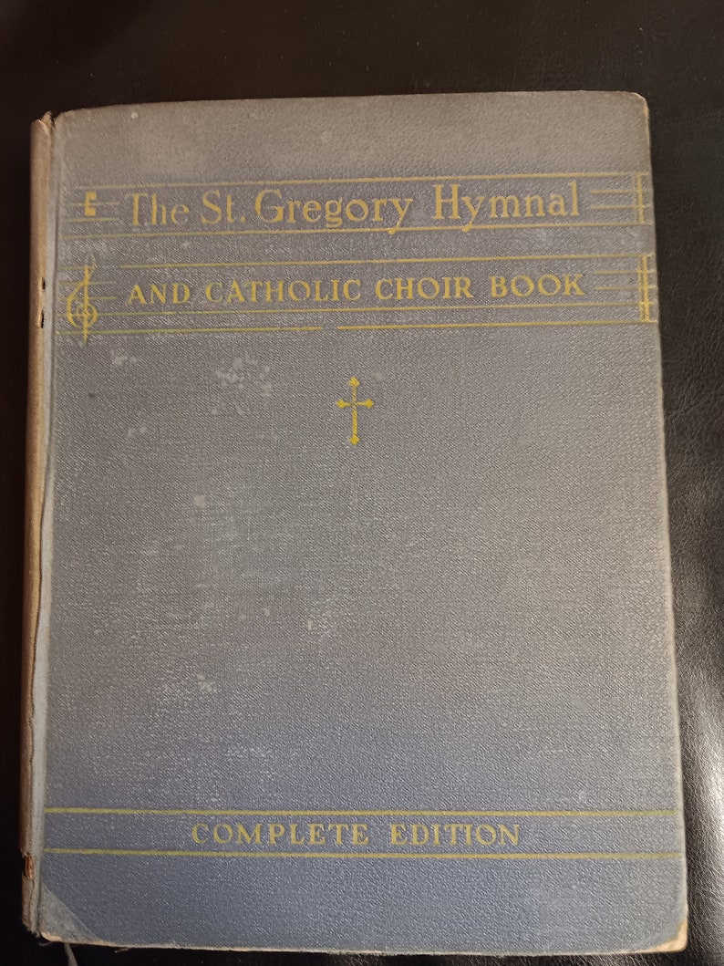 The Saint Gregory Hymnal Complete Edition Etsy