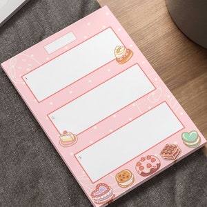 Yummy Desserts 1-2-3 Affirmation Post-its 4x6