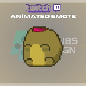 Animated Twitch Emote, Pixel Frog Emote, Cute Emote, Somersault Frog Emote, For Streamers - Instant Download / Ready to Use (transparent)