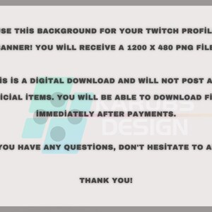 Twitch Profile Banner, Underwater Banner, Ocean Twitch Background, Under The Sea Banner, Twitch Background, Instant Download / Ready to Use image 2