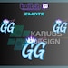 5 Twitch Emotes, Ninja Emote, Hype Emote, Rage Emote, Hi Emote, GG ...