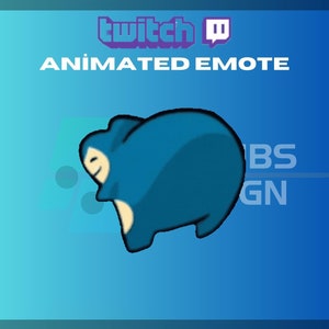 Animated Twitch, Kick Emote, Twerking SNORLAX, Community, Cute Emote, For Streamers - Instant Download/Ready to Use (transparent)