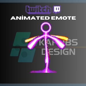 Animated Twitch, Kick Emote, Dancing Emote, Pride Emote, Rainbow Dance Emote, For Streamers - Instant Download/Ready to Use (transparent)