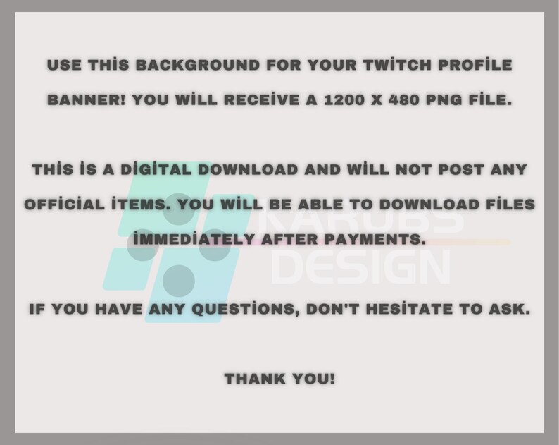 Twitch Profile Banner, Stitch Banner, Cute Stitch Banner, Welcome Twitch Banner, For Streamers - Instant Download / Ready to Use PNG image 2