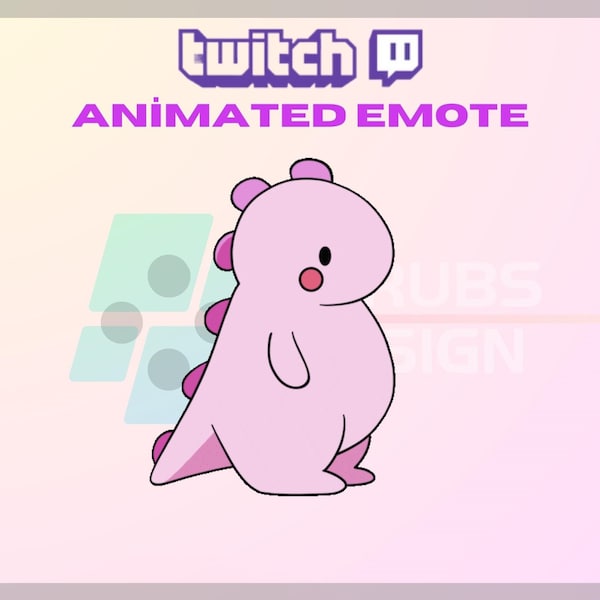 Dinosaur Dance Emote Twitch - Etsy