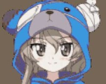 ANIMATED Anime girl Dancing Emote Twitch or Discord, Kawaii Emotes, anime Twitch Emotes, Twitch anime Emotes