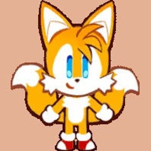 ANIMATED Sonic the hedgehog Tails cute Emote Twitch or Discord, Kawaii Emotes, sonic Twitch Emotes, Twitch sonic Emotes