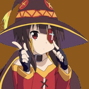 ANIMATED KONOSUBA MEGUMIN Anime girl Emote Twitch or Discord, Kawaii Emotes, anime Twitch Emotes, Twitch anime Emotes