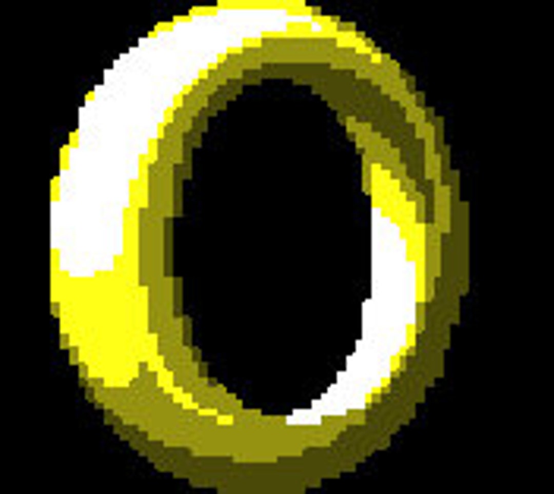 ANIMATED Sonic the Hedgehog Gold Ring Emote Twitch or Discord