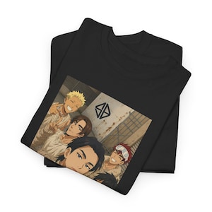 SB19 Anime-Inspired Unisex Tee, Cartoon Shirt for sb19 Fans, Gift for sb19 fans, sb19 Concert shirt, sb19 merch , Cute sb19 anime shirt Ppop