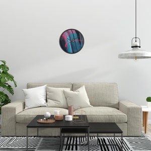 Over the Rainbow || Wall Clock, Modern Design Unique Wall Clock, Handmade Gift Unisex