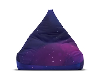 Stargazing Bean Bag Chair Cover: Unisex Polyester Lounger