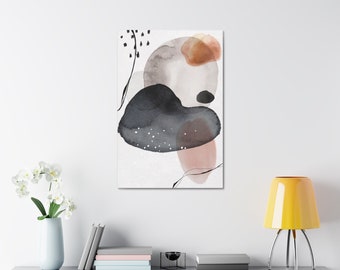 Daydreaming || Satin Canvas, Stretched, Abstract Wall Art Print, Handmade Unisex Gift