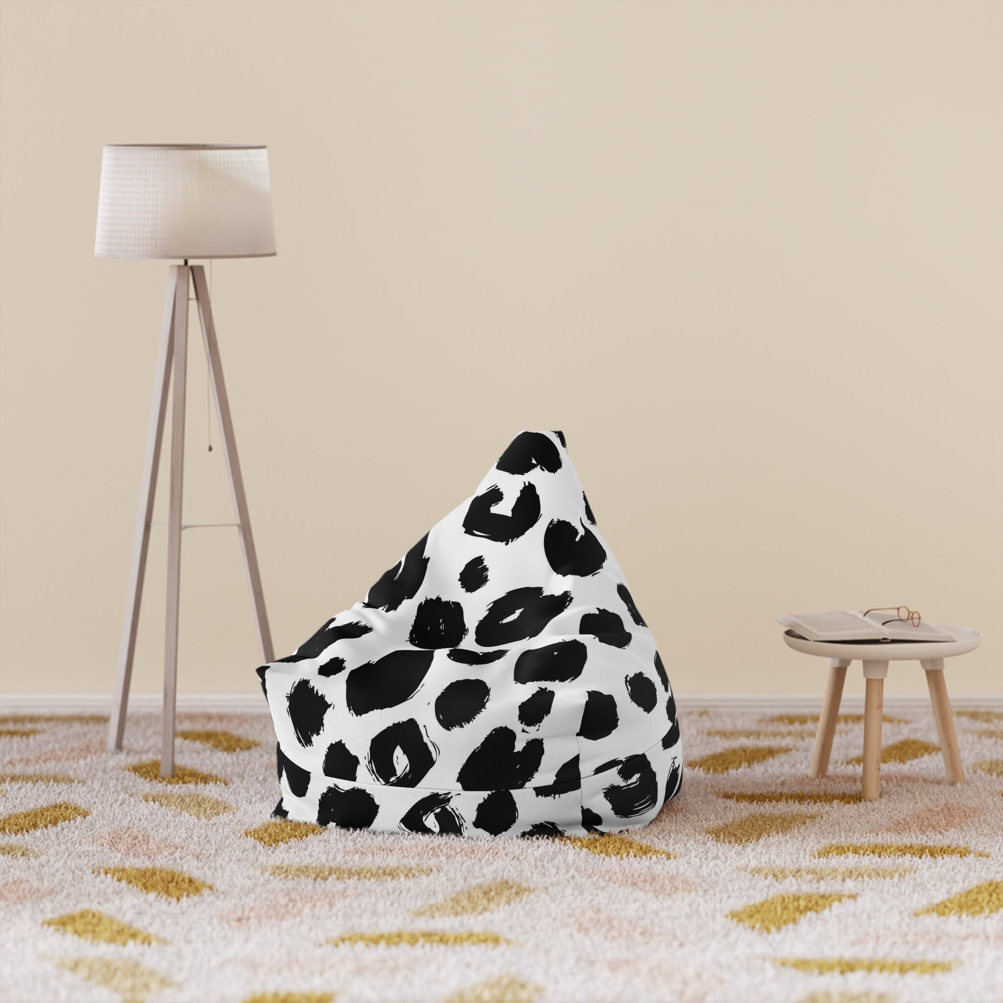 Leopard bean 2024 bag chair