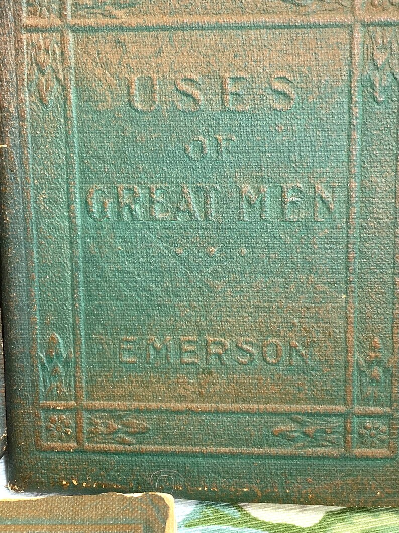 Vintage Set 5 Little Leather Library Books in Poor Etsy