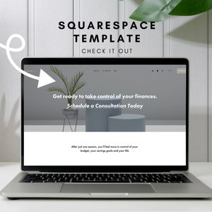 Squarespace Website Template - Squarespace Template for Business - Squarespace 7.1 - Social Media Website Design