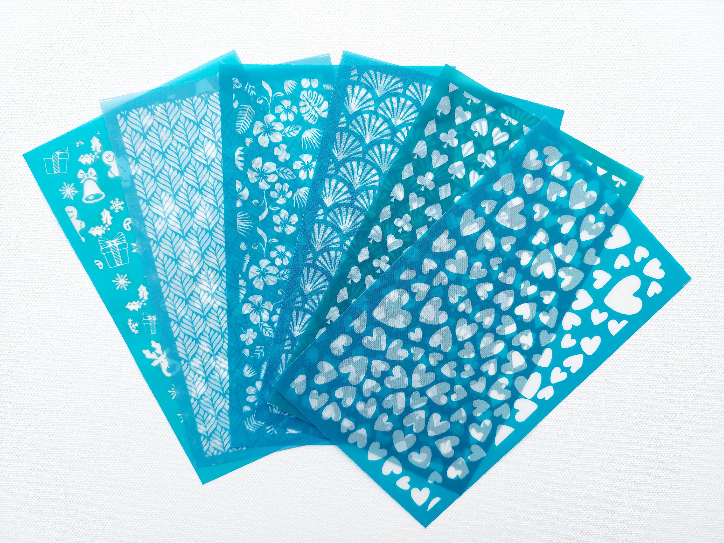 Reusable Silk Screen Stencils for Polymer Clay Various Print Etsy