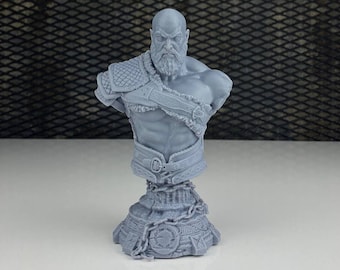 Kratos Resin Figure: God of War Bust, 7 Inches
