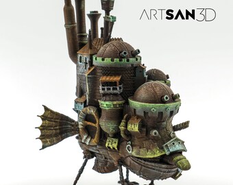 Howl's Moving Castle Statue,hand Painted Studio Ghibli Decor (7