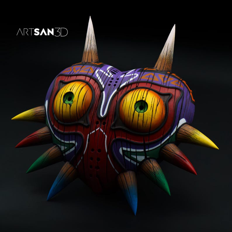 Legend of Zelda Majora’s Mask Replica, Majora's Mask Original Size Mask ...