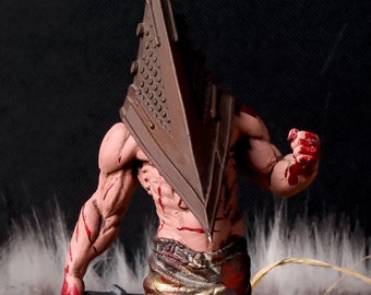 Figura de cabeça de pirâmide de 20'', estátua de terror de Silent Hill