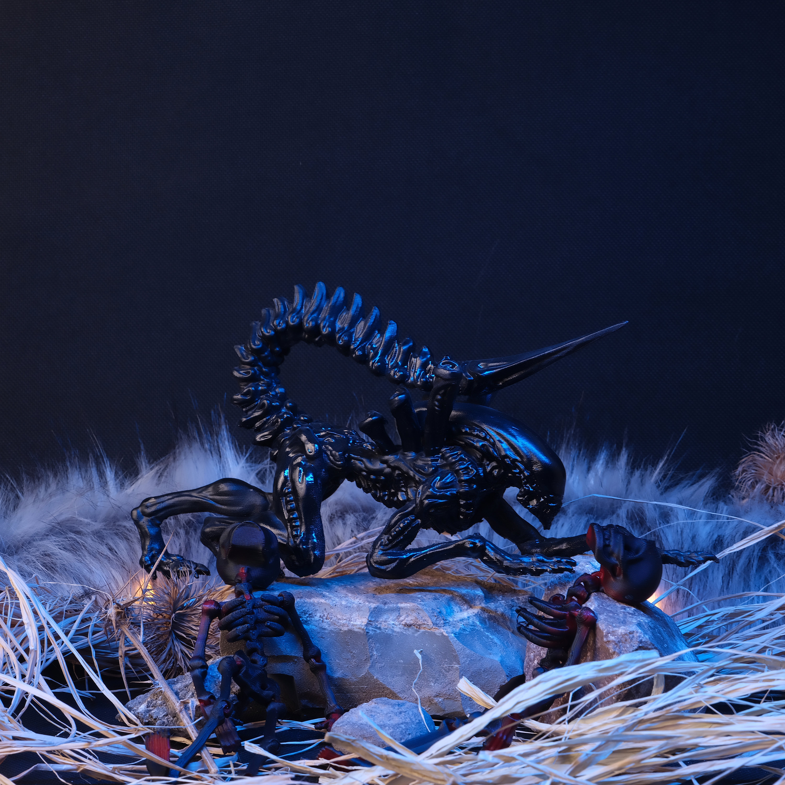 Crawling Alien Figure, Xenomorph Crawler Figure - Etsy