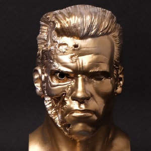 Terminator Figure, Arnold Schwarzenegger, T-800, Bust