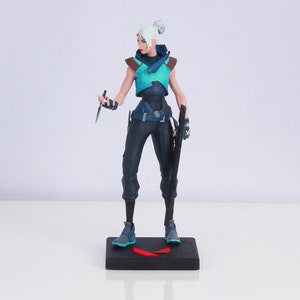 Handgemachte 10&#39;&#39; Valorant Jett Figur: Gamer Geschenk
