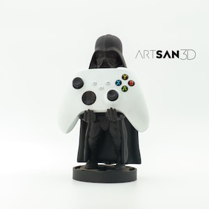 Soporte para joystick de Darth Vader, accesorio de juego de Star Wars impreso en 3D para una configuración definitiva, pintado a mano