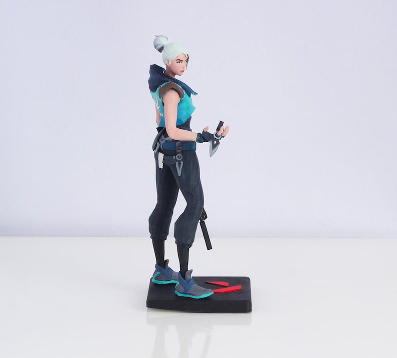 Buy Valorant Jett Figure, Valorant Game Figures, Handmade Valorant