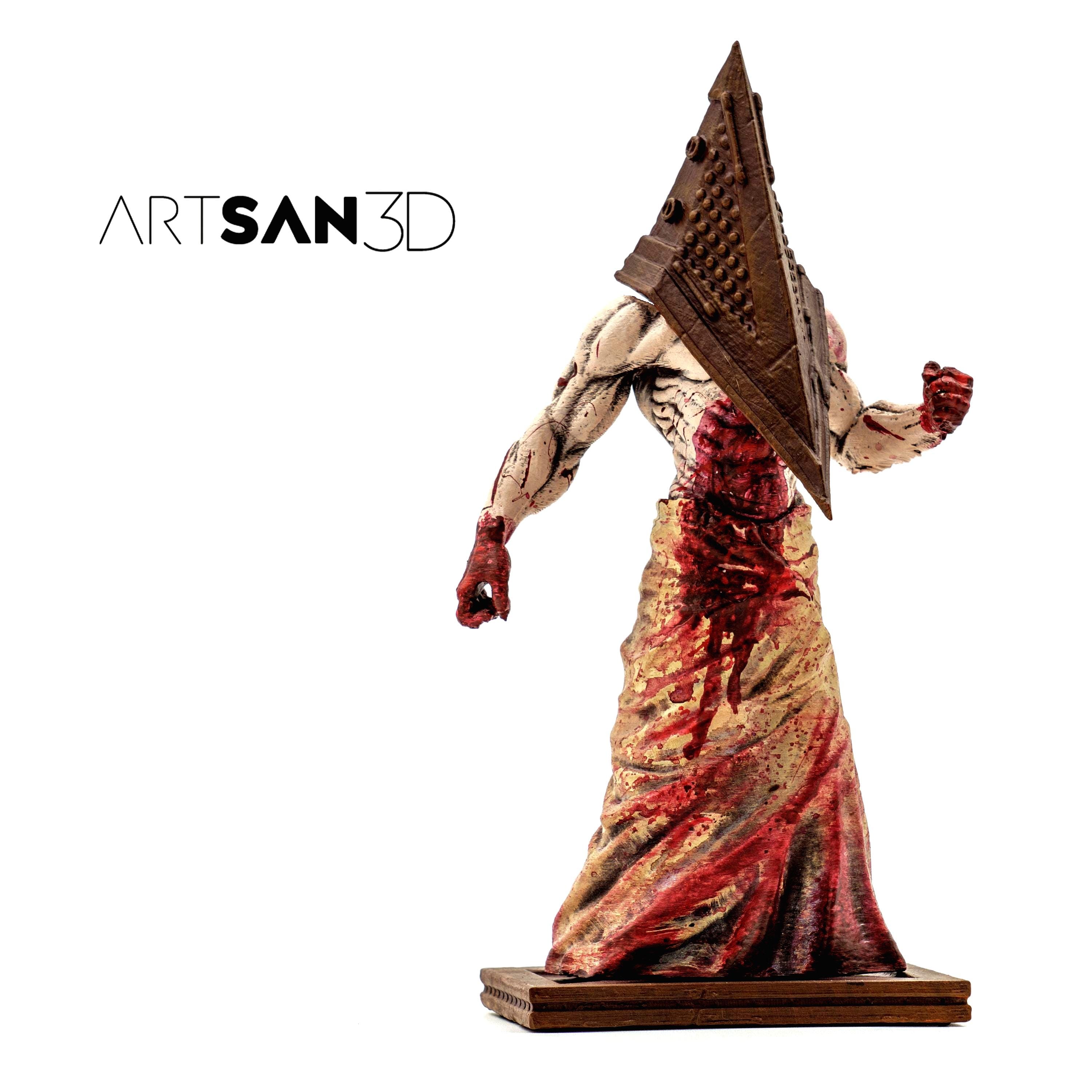 Hand-painted Pyramid Head Statue: Silent Hill Horror Decor - Etsy