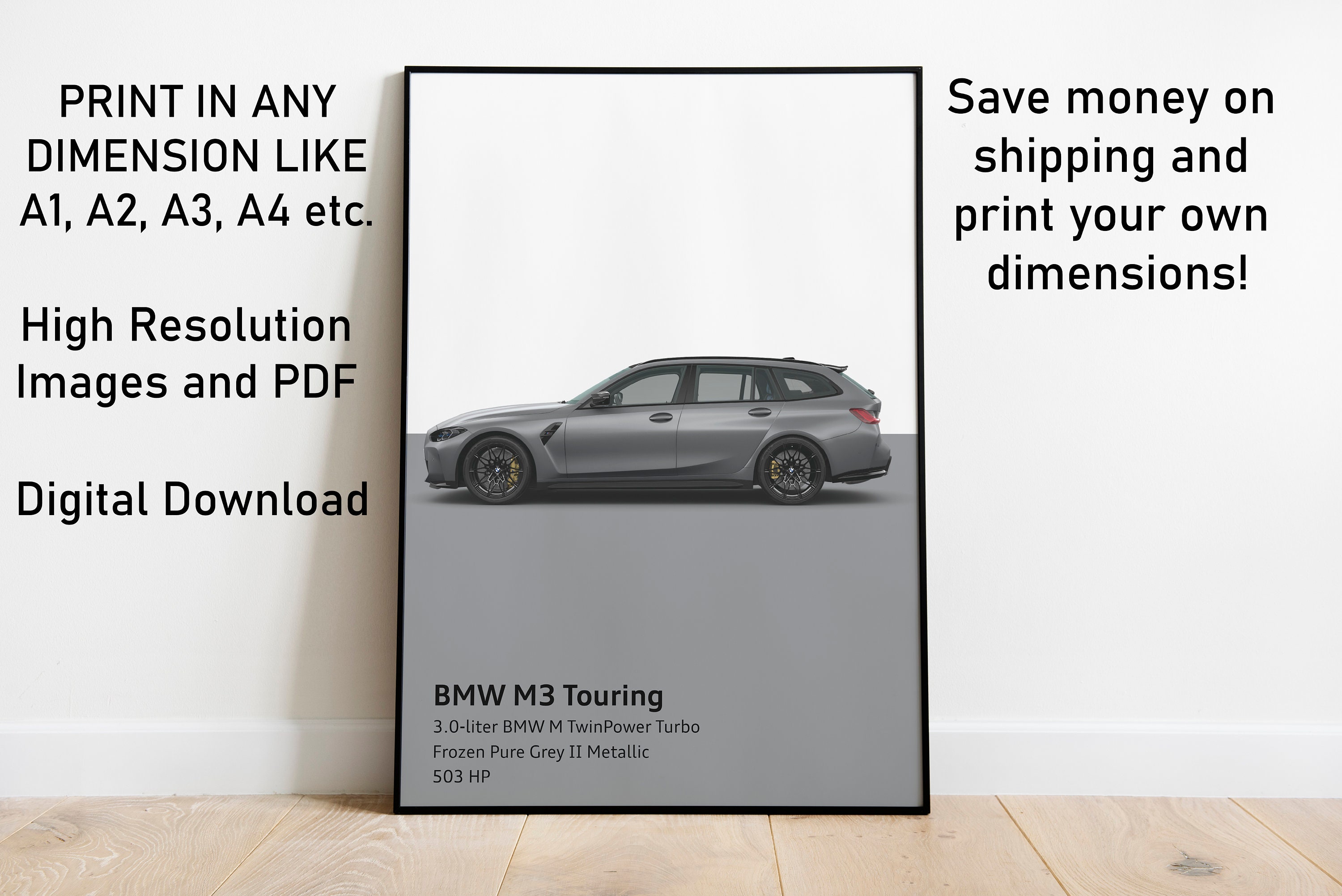 BMW M3 Touring G81 Individual 2023 Model | Digital Download | Poster ...
