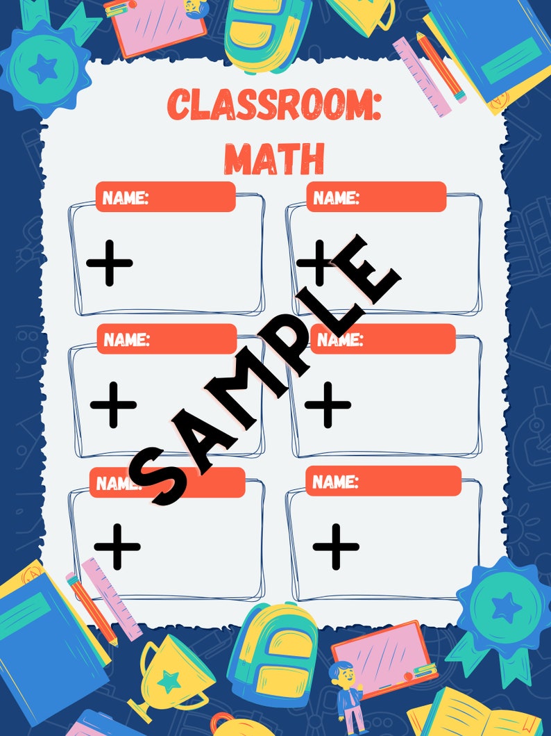 Math Class Credit Board - Etsy