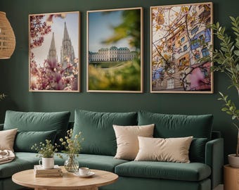 Vienna Print Set - Spring Fine Art Photo Posters, Wall Art Decoration for Home & Office, Original Photography by seplb
