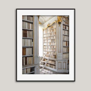 Austria Photo Print | Admont Library Grand Hall | Baroque Interior | Wall Art Poster | Original Photo | Gift Idea | Original Photography
