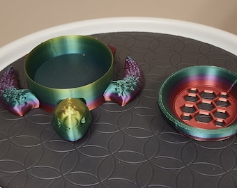 Sea turtle soap holder